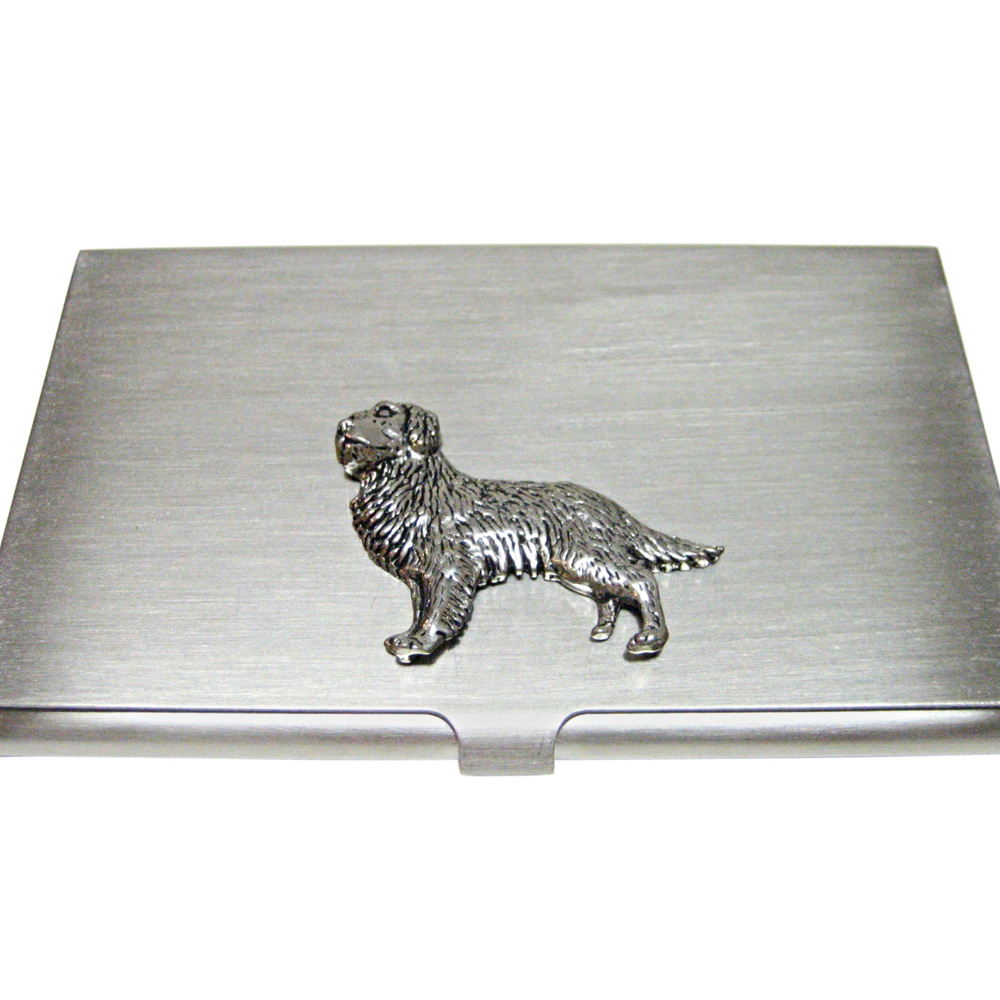 Golden Retriever Dog Business Card Holder